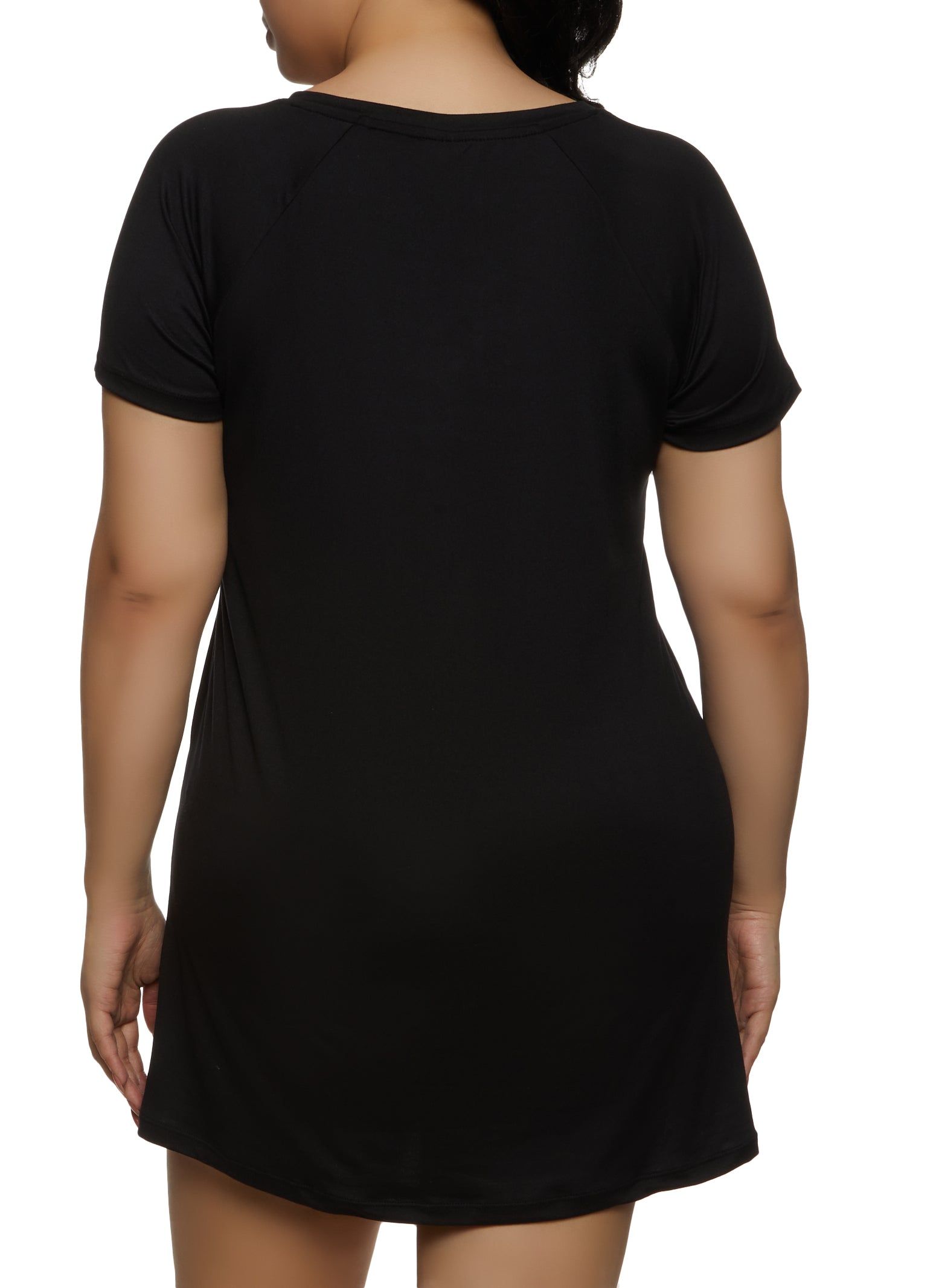 Plus Size Shut Up and Kiss Me Graphic Sleepshirt sold by Rainbow product image thumbnail 2