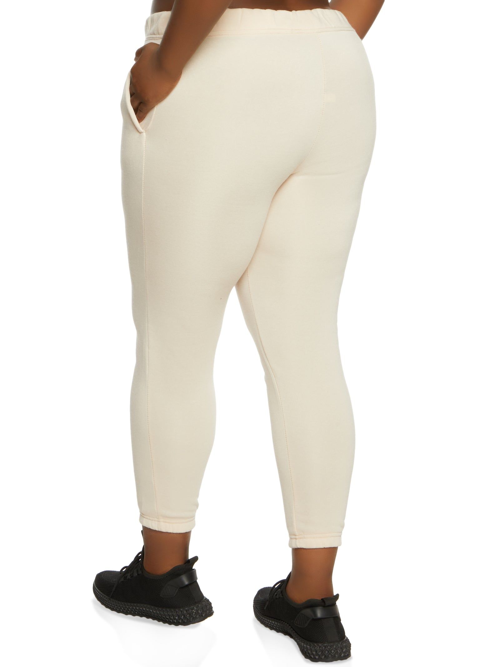 Plus Size Basic Fleece Joggers sold by Rainbow product image thumbnail 2