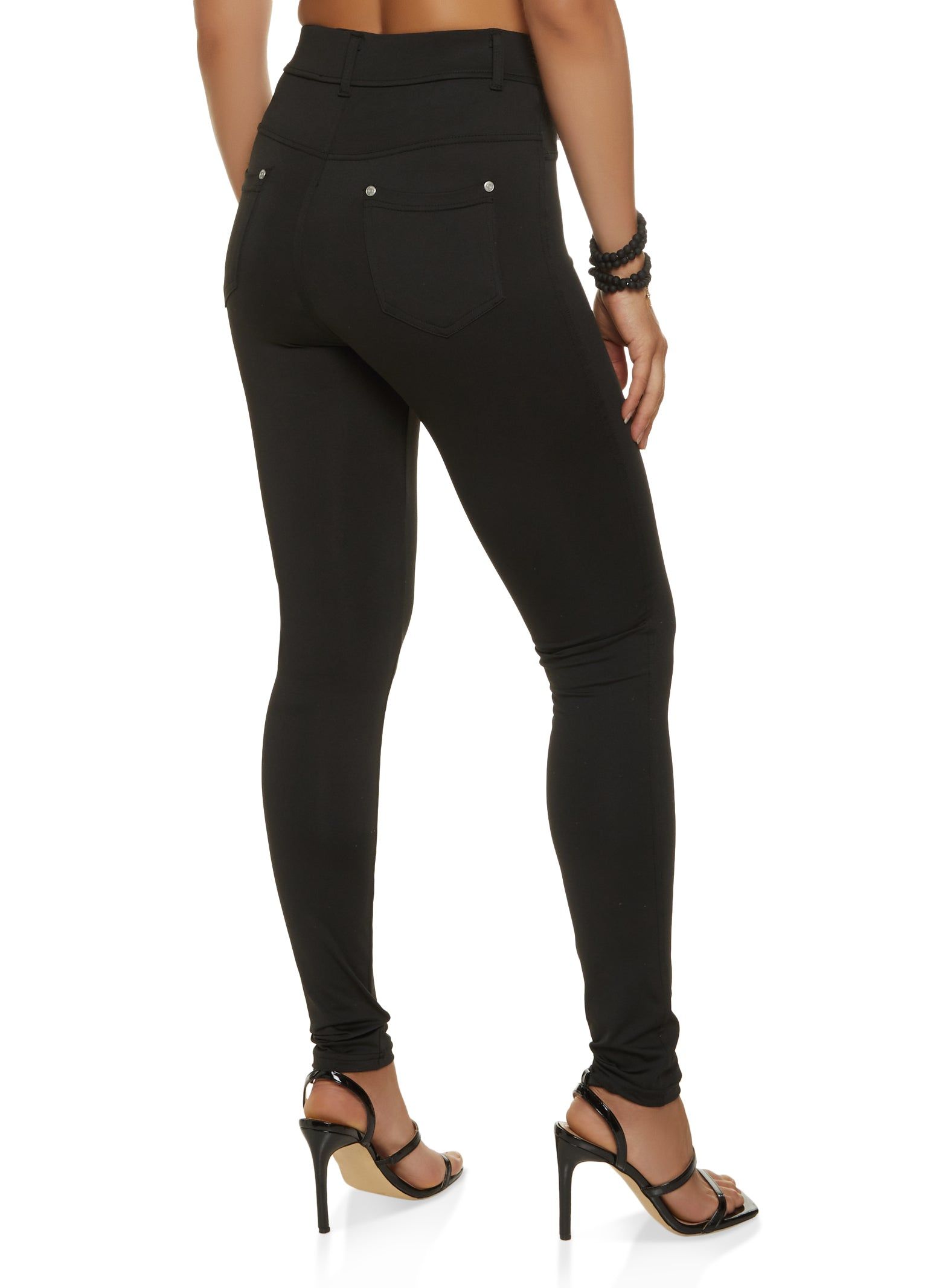 Scuba High Waist Skinny Pants sold by Rainbow product image thumbnail 2