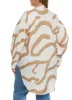 Plus Size Abstract Print Drop Shoulder Tunic Shirt sold by Rainbow