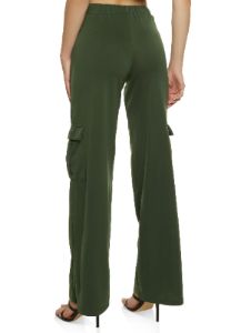 High Waist Wide Leg Cargo Pants sold by Rainbow