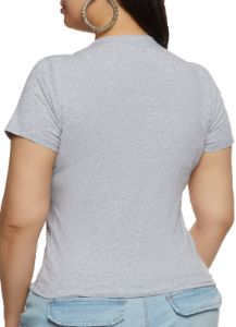 Plus Size Basic Crew Neck T Shirt sold by Rainbow