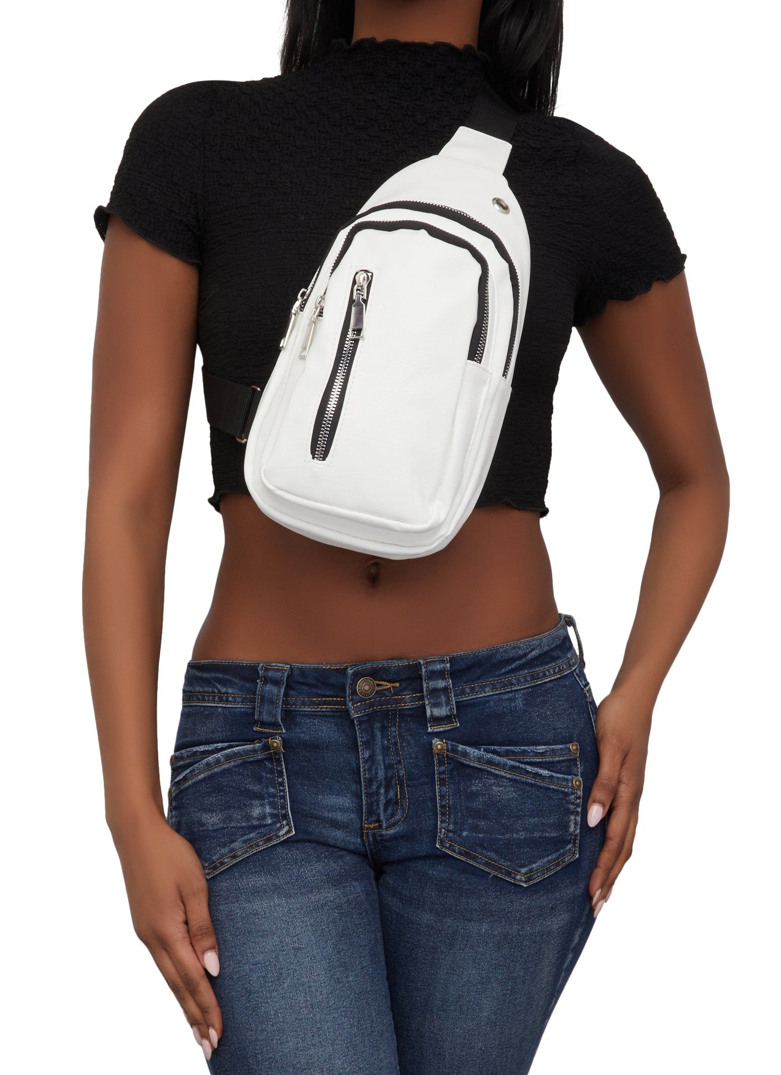 Triple Zip Sling Backpack sold by Rainbow