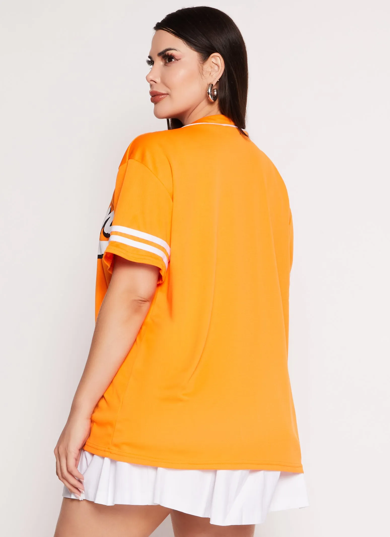 Plus Size Queen Graphic Baseball Jersey sold by Rainbow product image thumbnail 3