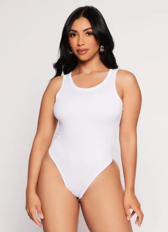Daisy Ribbed Knit Tank Bodysuit sold by Rainbow