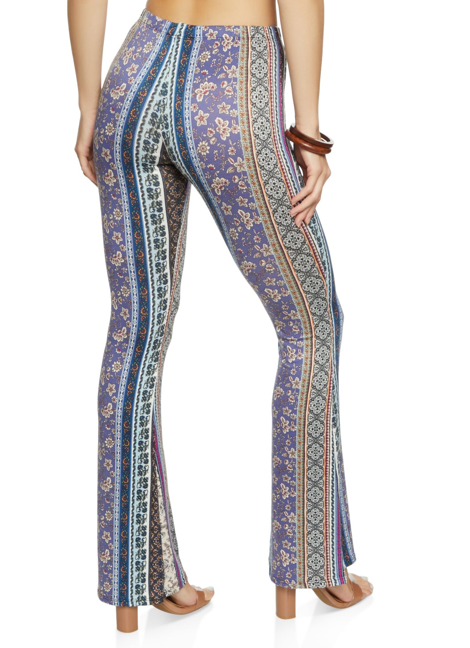 Paisley Border Print Flare Pants sold by Rainbow product image thumbnail 2