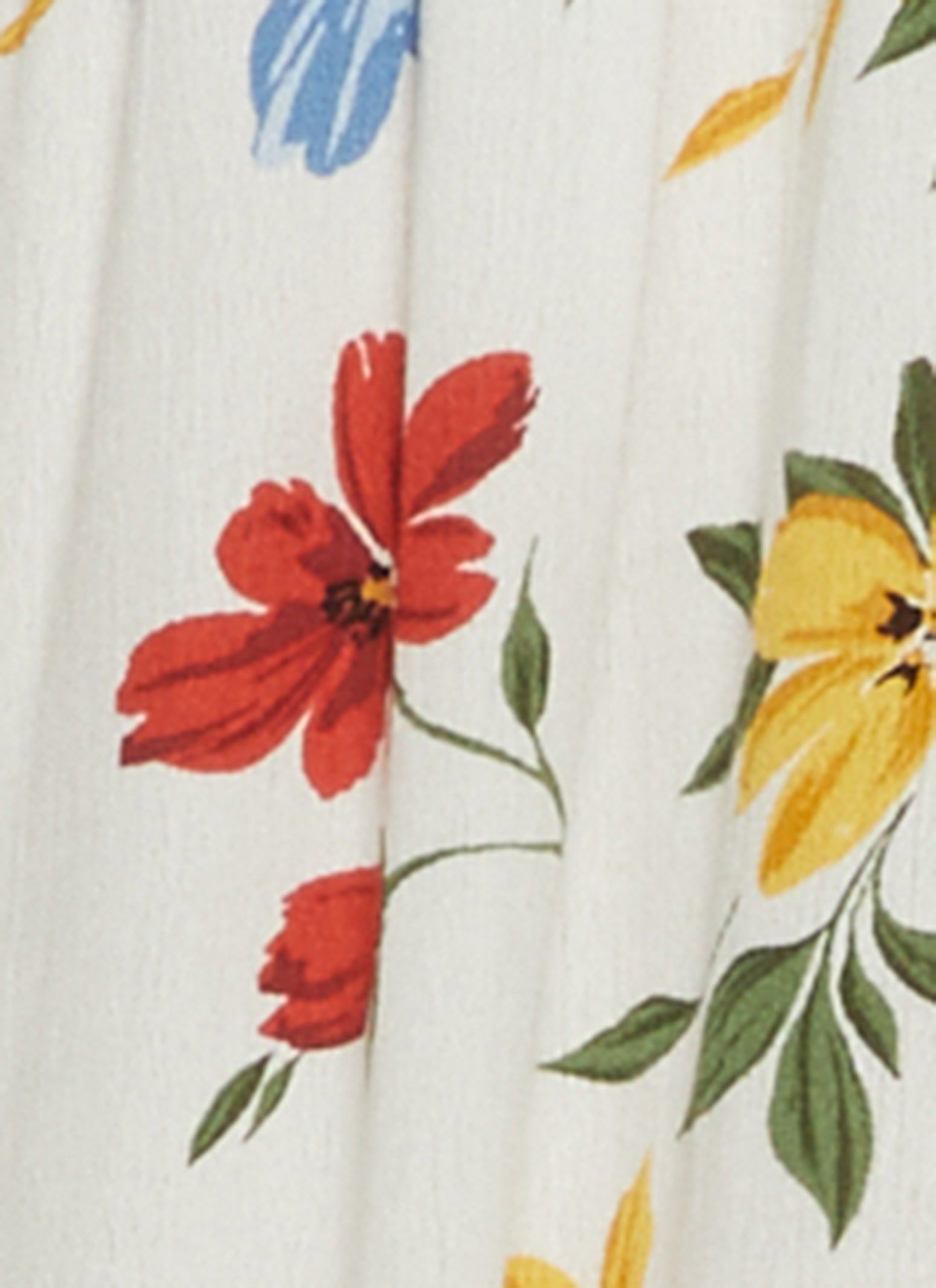 Floral Print Smocked Waist Dress sold by Rainbow product image thumbnail 4