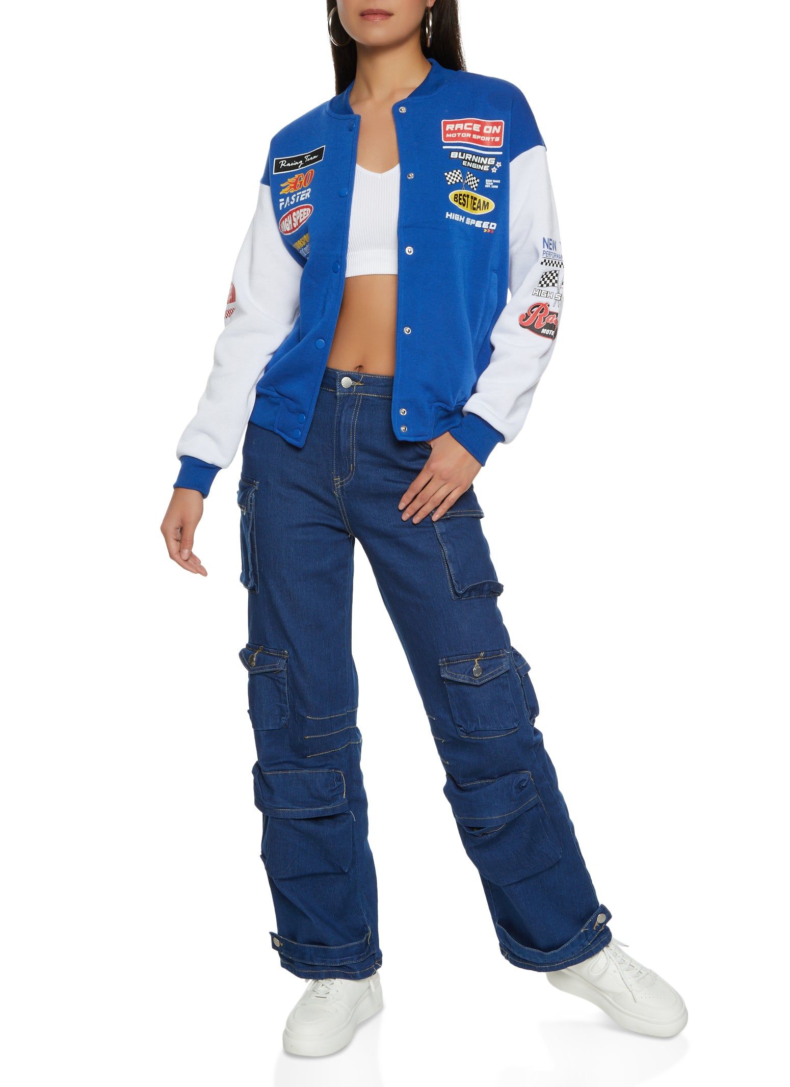 Street Racing Bomber Jacket sold by Rainbow product image thumbnail 2