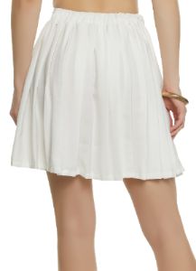 High Waisted Pleated Skirt sold by Rainbow