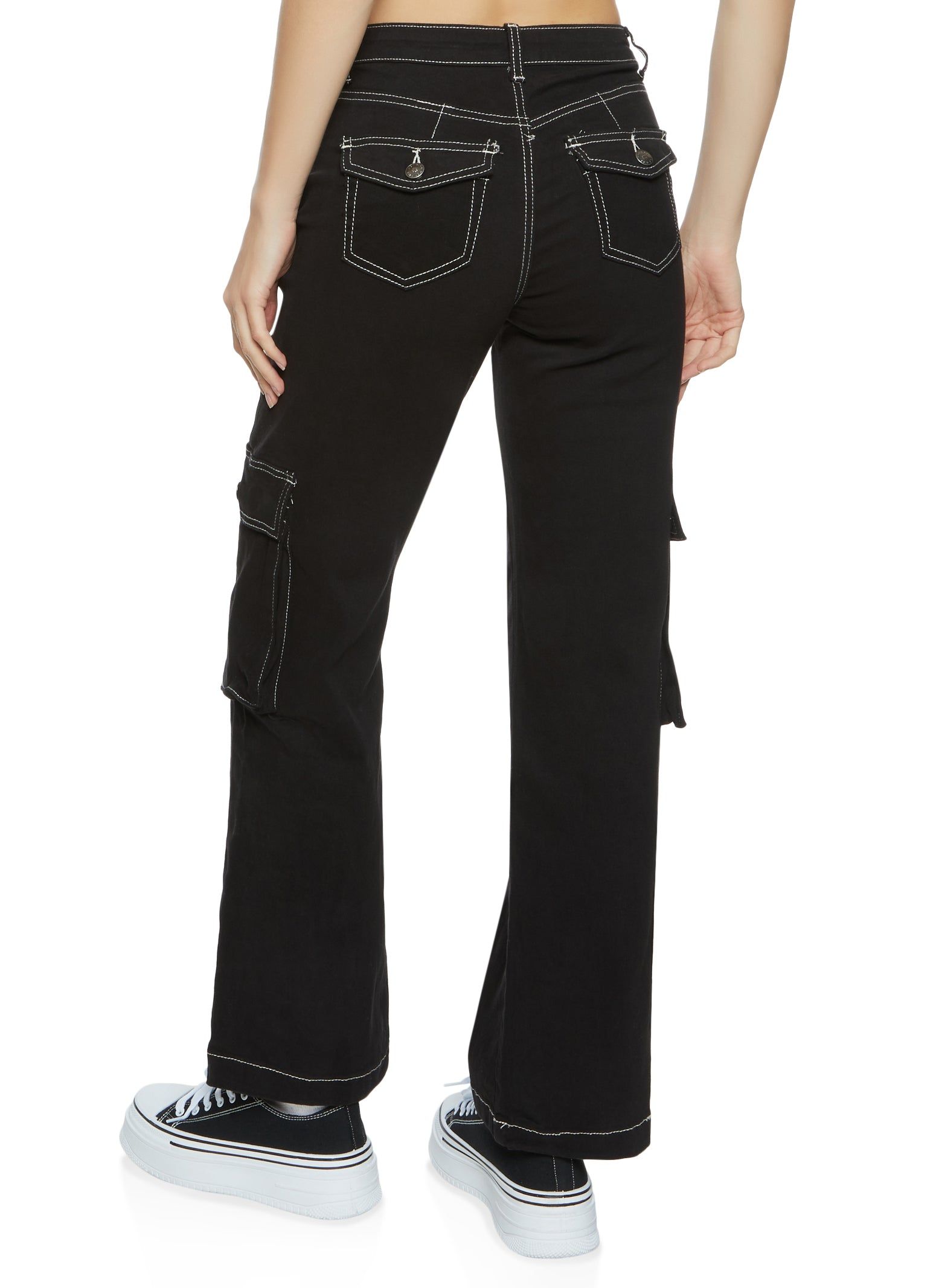 Contrast Stitch Cargo Pants sold by Rainbow product image thumbnail 3