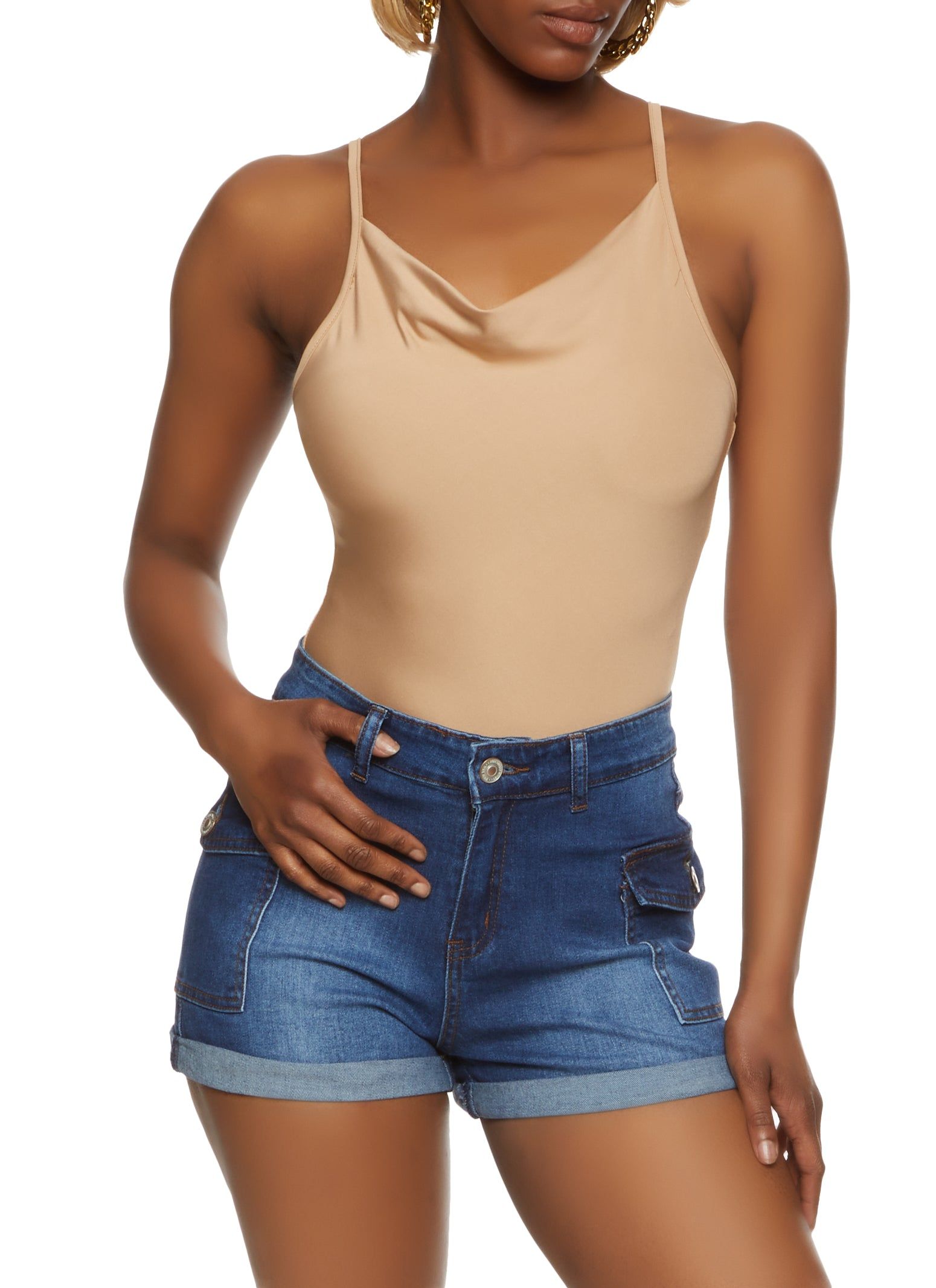 Daisy Cowl Neck Cami Bodysuit sold by Rainbow product image thumbnail 2