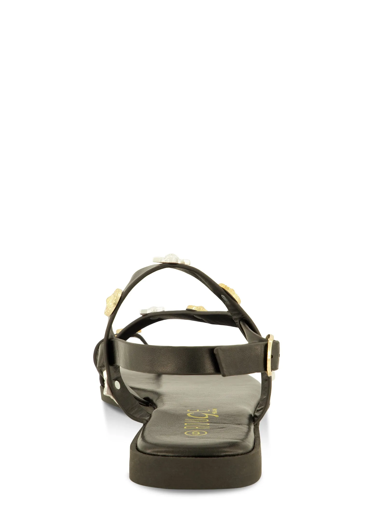 Studded Toe Loop Ankle Strap Sandals sold by Rainbow product image thumbnail 3