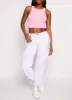 Iris Ribbed Knit Cropped Tank Top sold by Rainbow