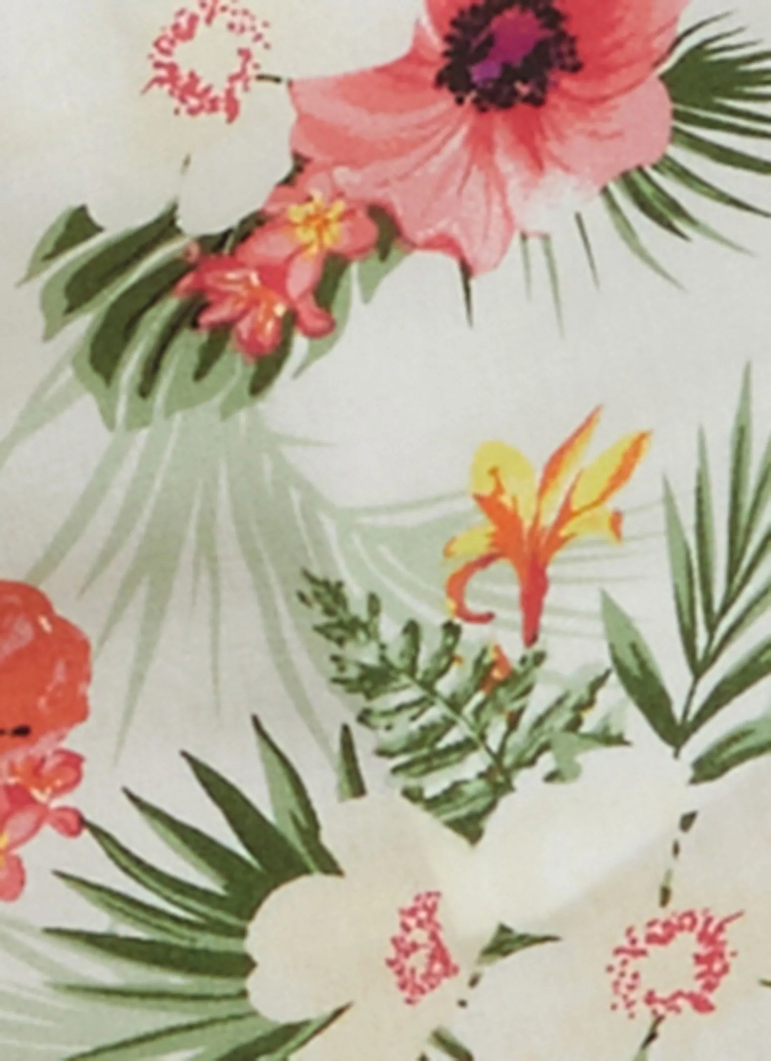 Plus Size Tropical Floral Print One Shoulder Top sold by Rainbow product image thumbnail 4