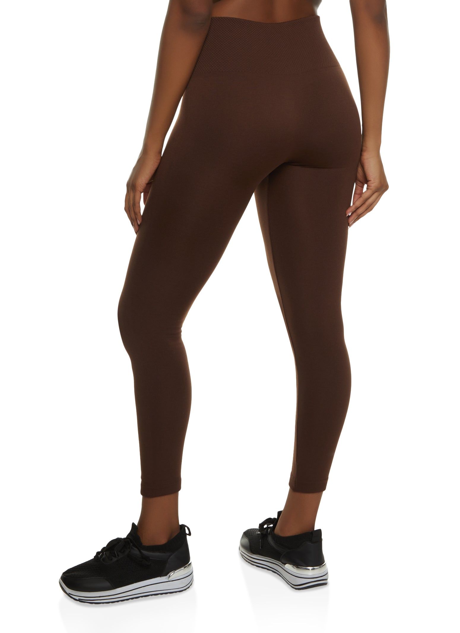 Waffle Knit Waistband Detail Leggings sold by Rainbow product image thumbnail 2