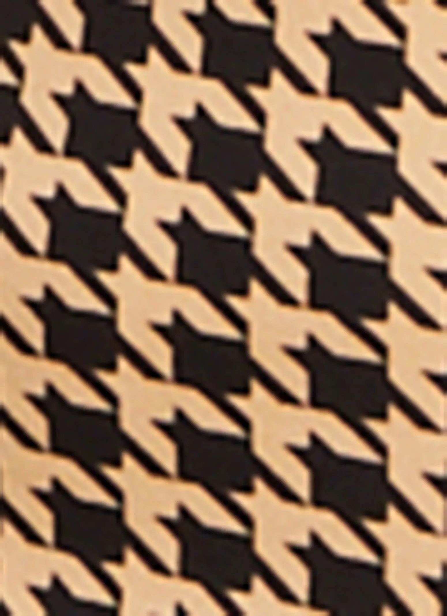 Houndstooth Mock Neck Midi Dress sold by Rainbow product image thumbnail 4