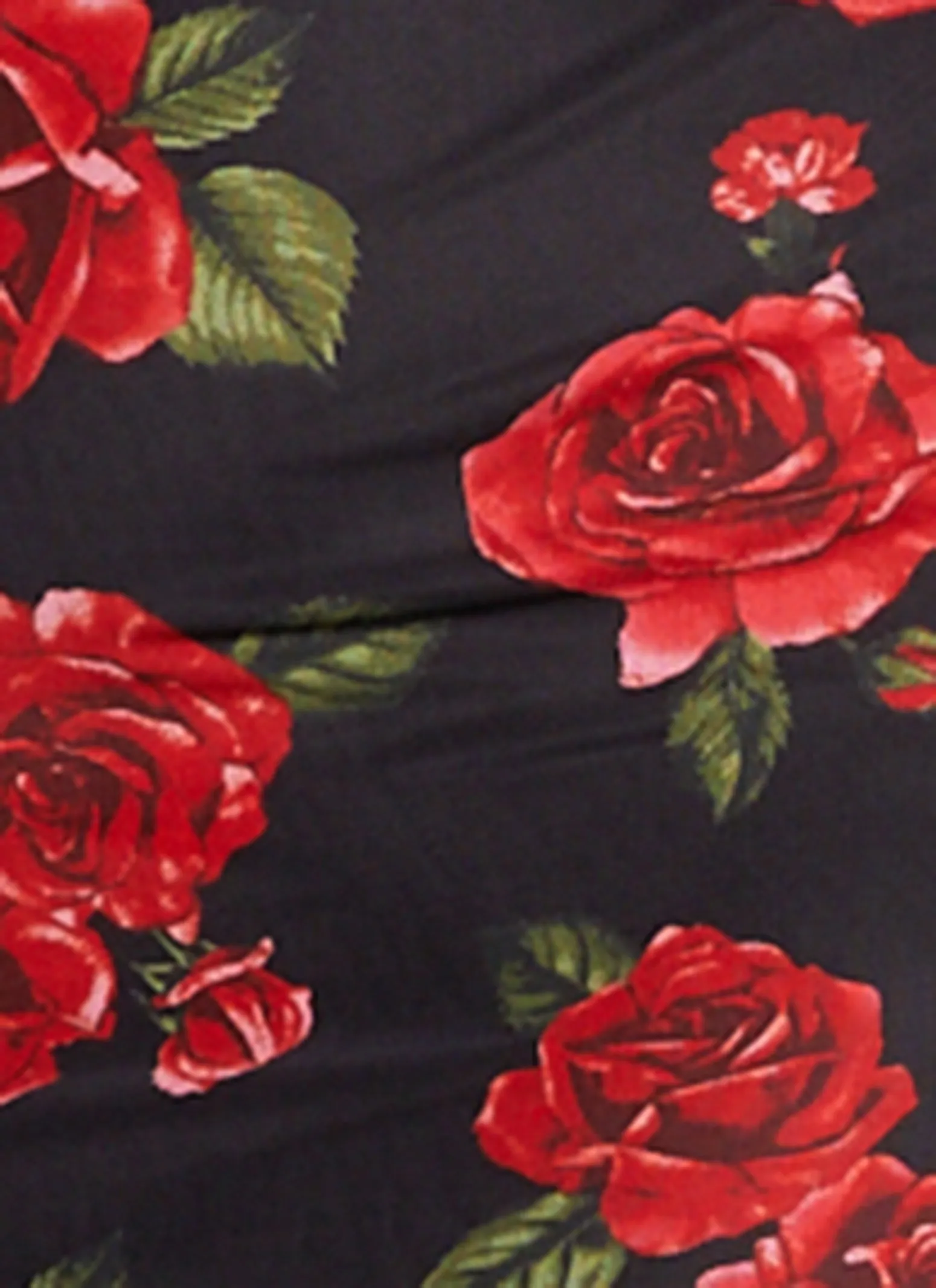 Plus Size Almost Famous Floral Print Asymmetrical Cami Dress sold by Rainbow product image thumbnail 4