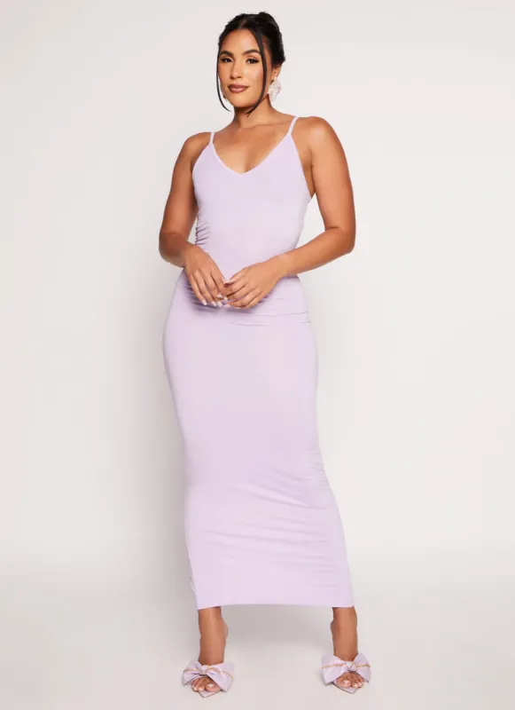 Daisy V Neck Bodycon Maxi Dress sold by Rainbow