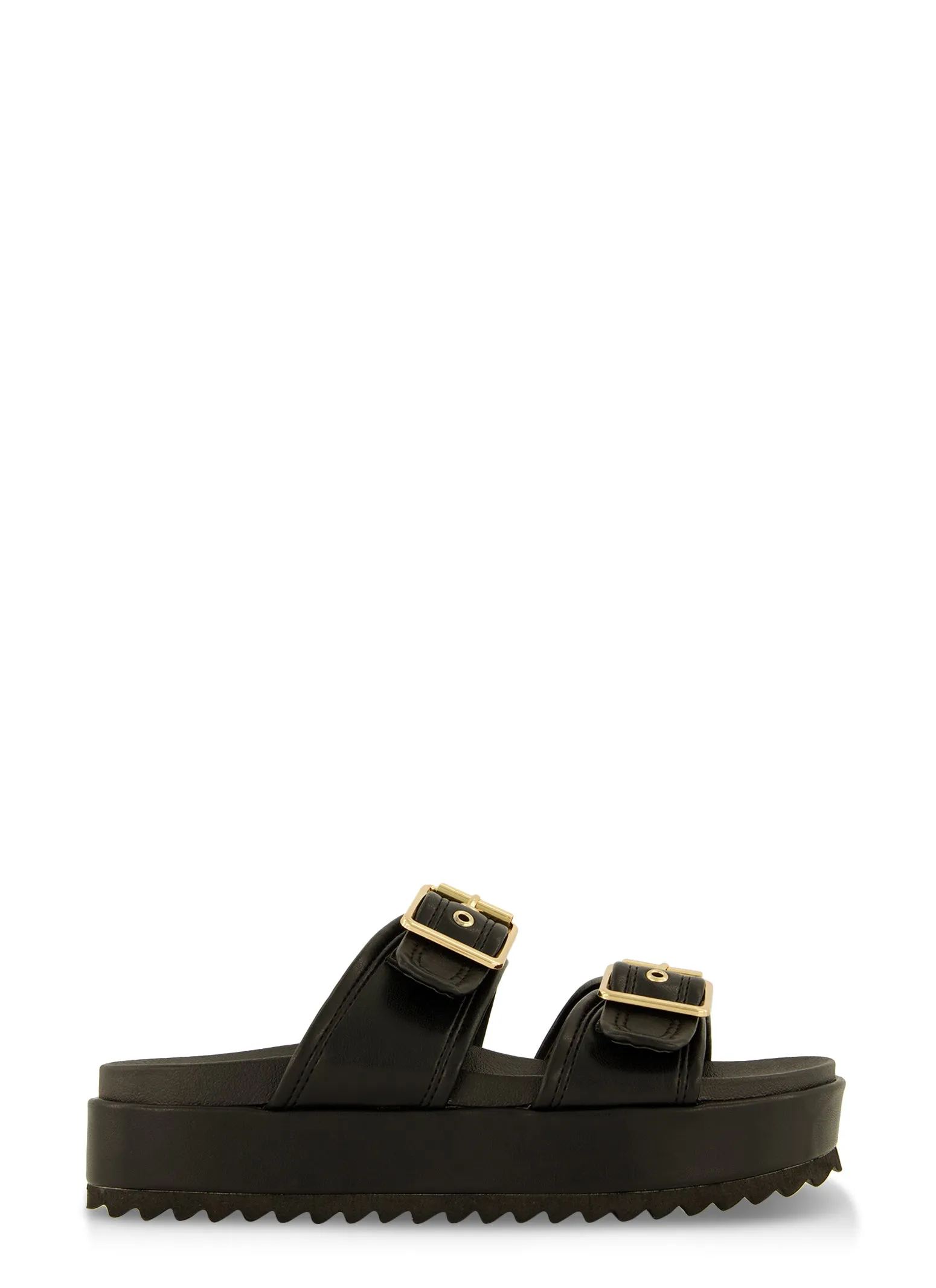 Double Band Platform Slide Sandals sold by Rainbow product image thumbnail 2