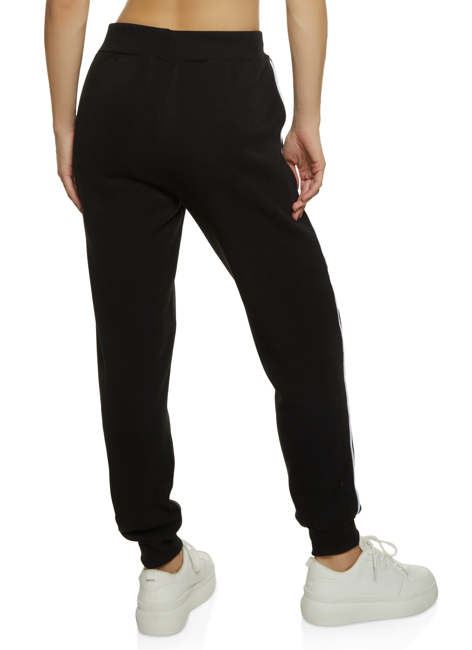Contrast Piping High Waist Drawstring Joggers sold by Rainbow product image thumbnail 2