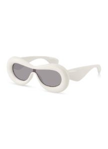 Chunky Bubbly Frame Shield Sunglasses sold by Rainbow