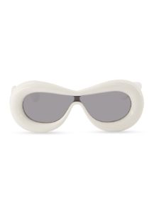 Chunky Bubbly Frame Shield Sunglasses sold by Rainbow