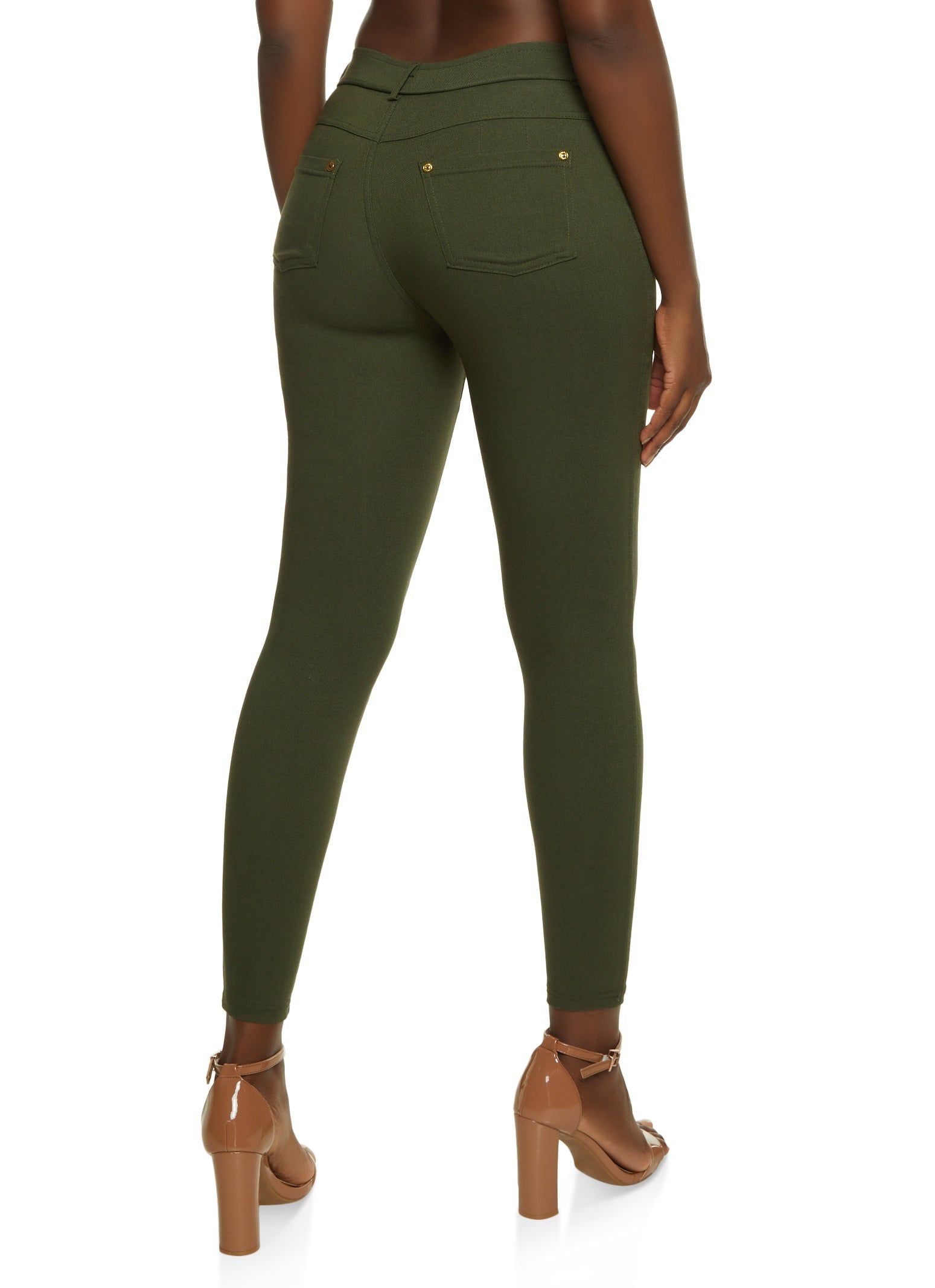 Faux Button Stretch Pants sold by Rainbow product image thumbnail 2