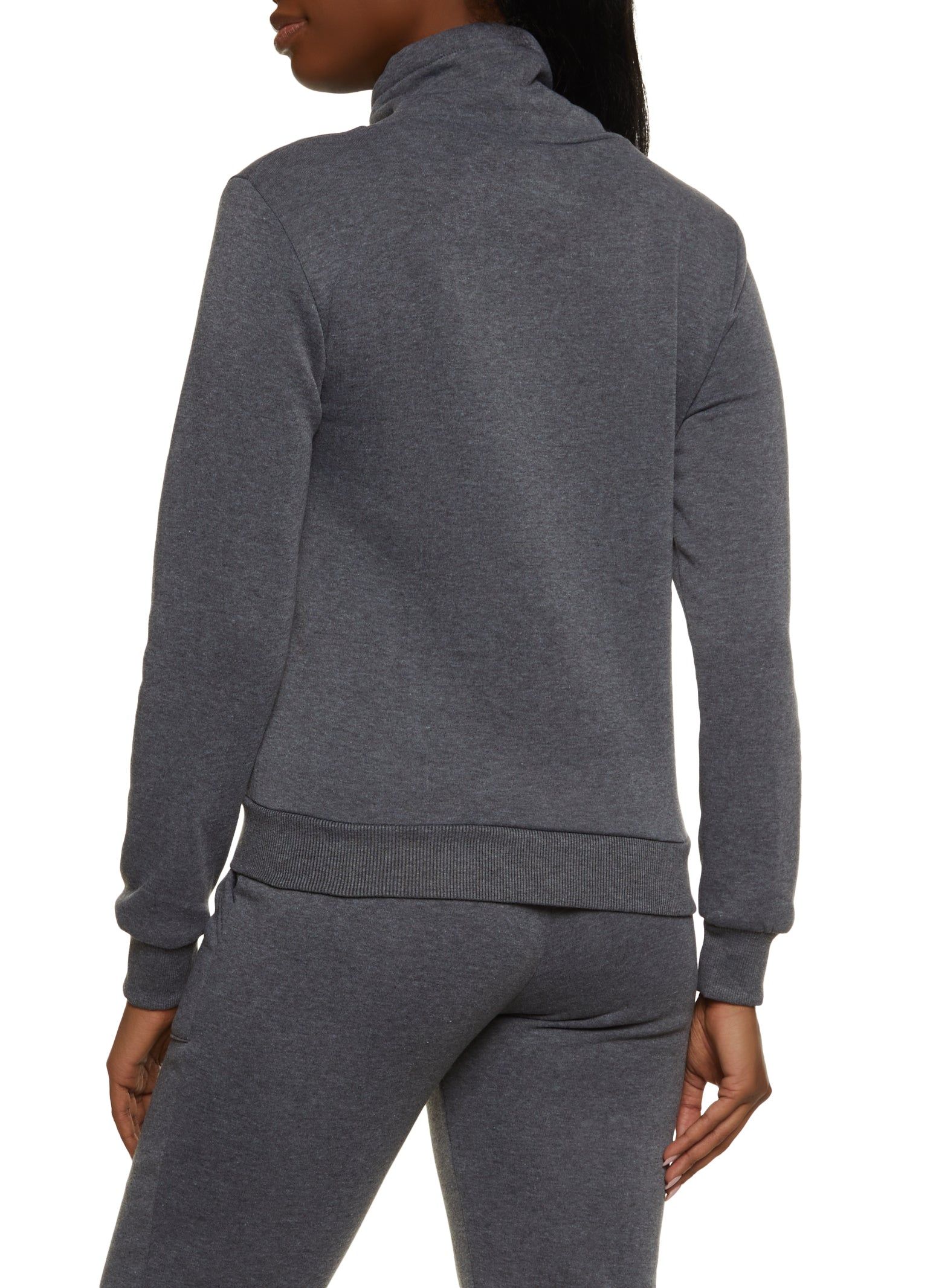 Fleece Funnel Neck Sweatshirt sold by Rainbow product image thumbnail 3