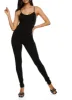 Seamless Rib Knit Spaghetti Strap Jumpsuit sold by Rainbow
