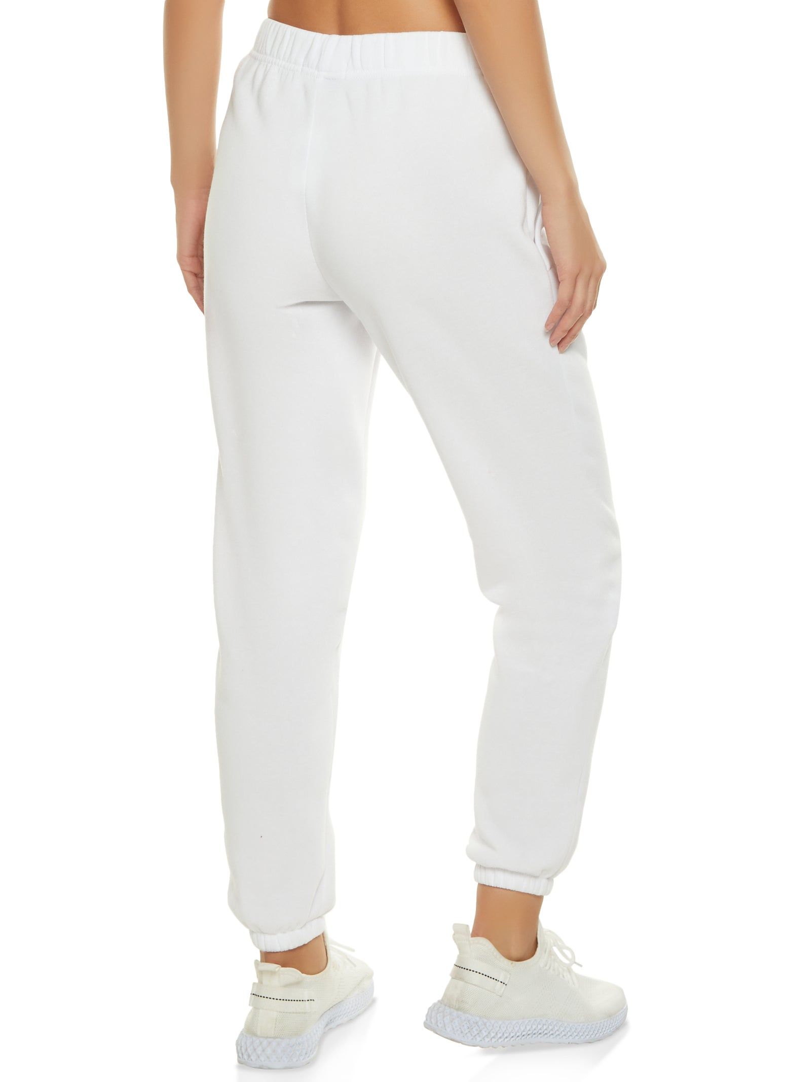 Basic Solid Fleece Joggers sold by Rainbow product image thumbnail 2