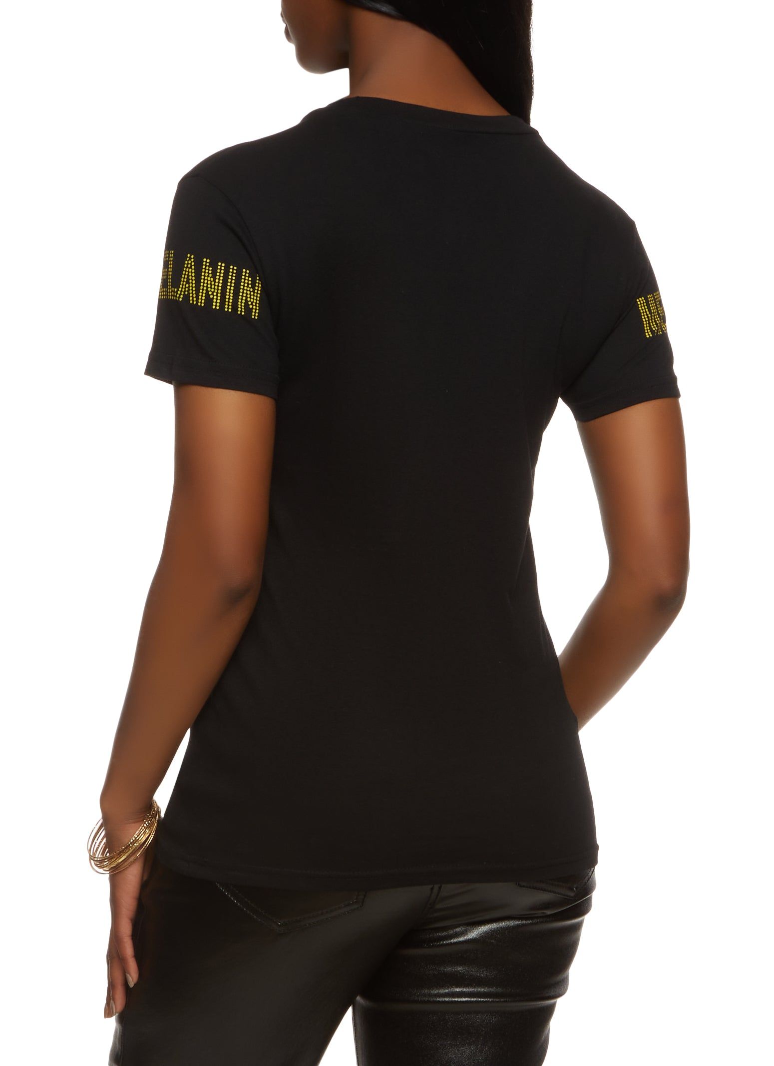 Rhinestone Melanin Tee sold by Rainbow product image thumbnail 2