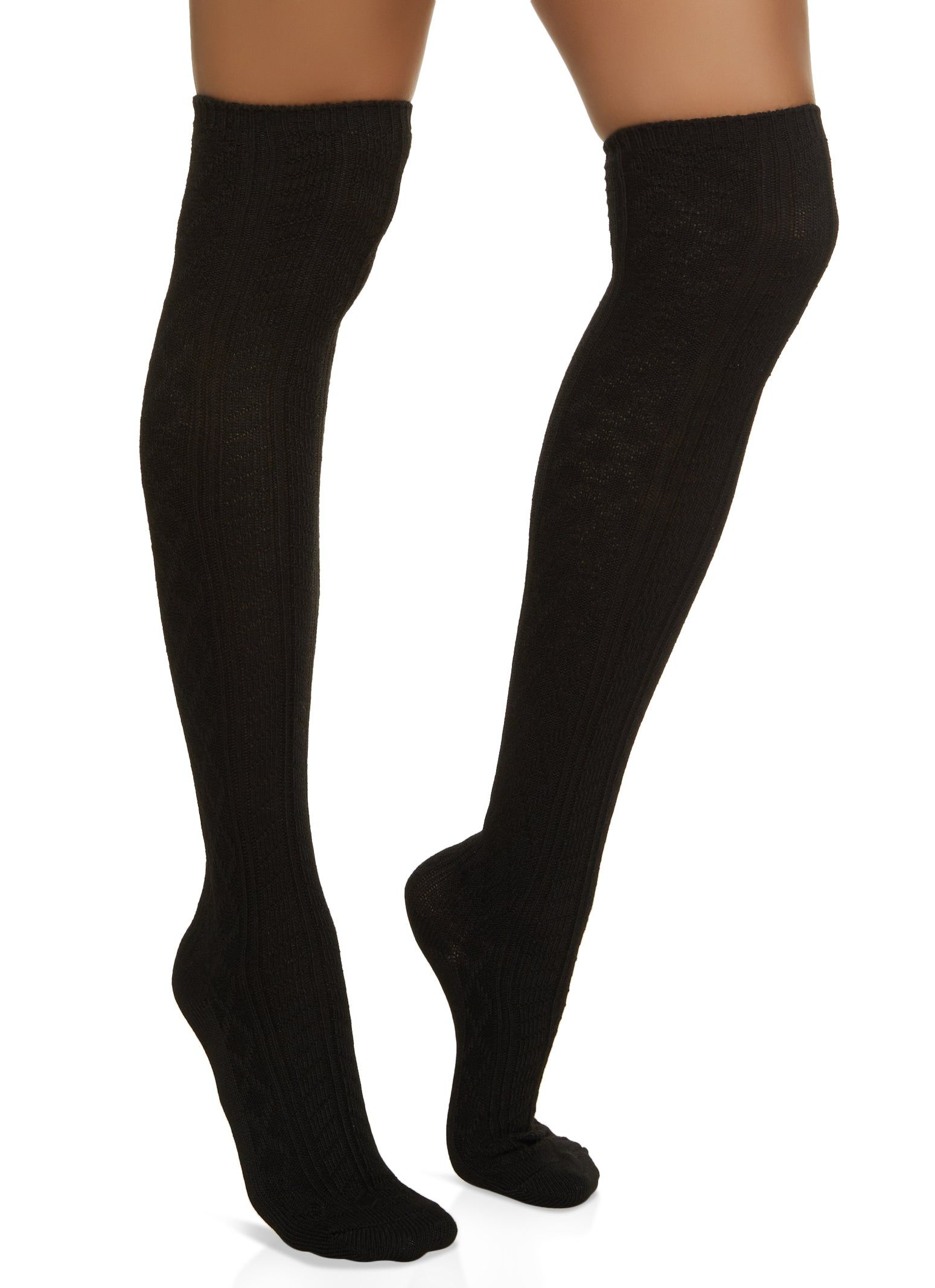 Knitted Over The Knee Socks sold by Rainbow