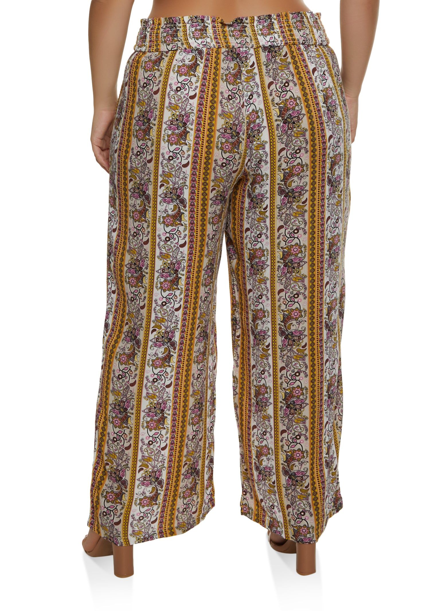 Plus Size Boho Print Palazzo Pants sold by Rainbow product image thumbnail 2