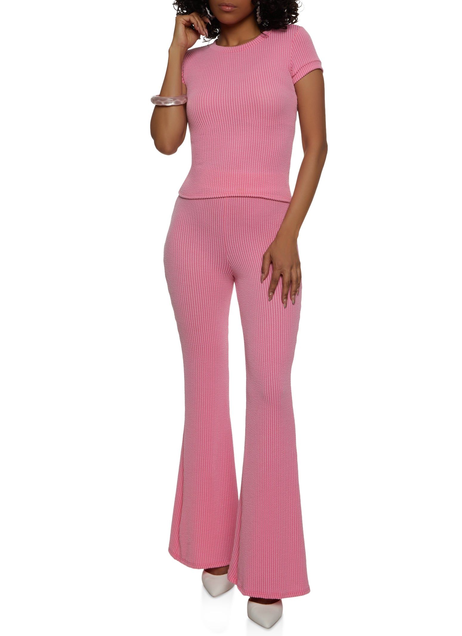 Ribbed Crew Neck Top sold by Rainbow product image thumbnail 2