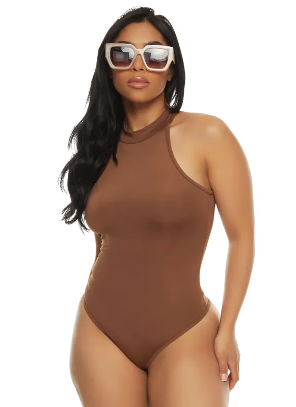 Daisy High Neck Racerback Bodysuit sold by Rainbow