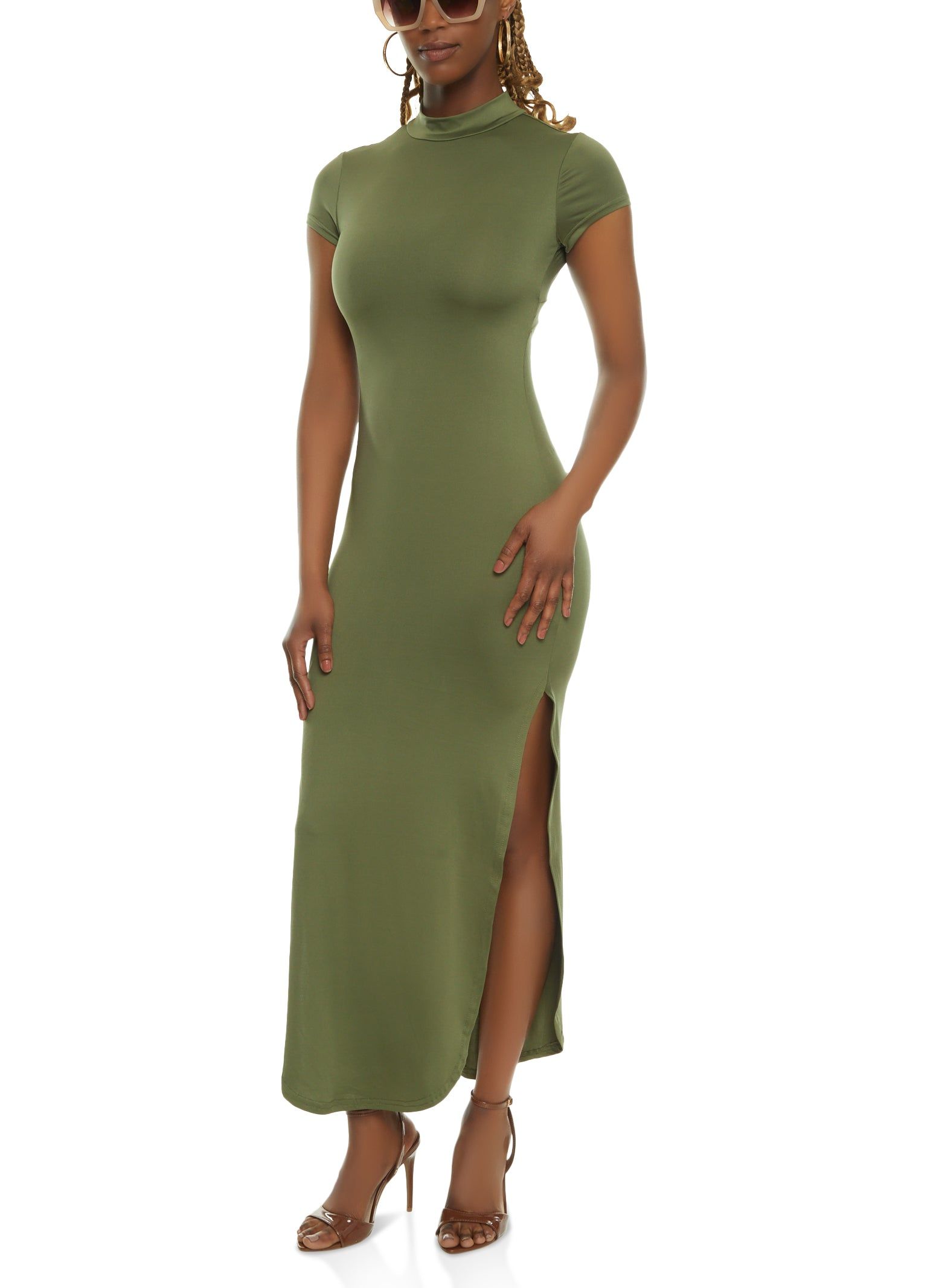 Keyhole Back T Shirt Maxi Dress sold by Rainbow product image thumbnail 2