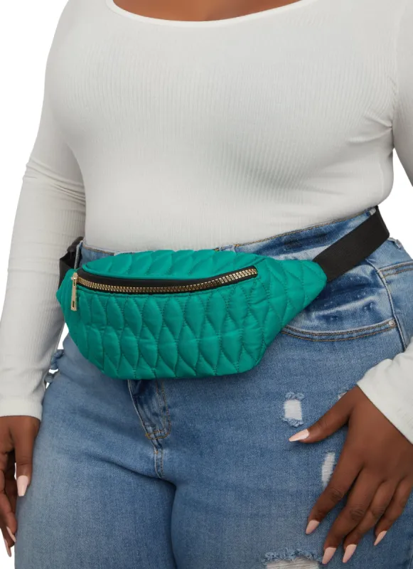 Nylon Quilted Fanny Pack sold by Rainbow