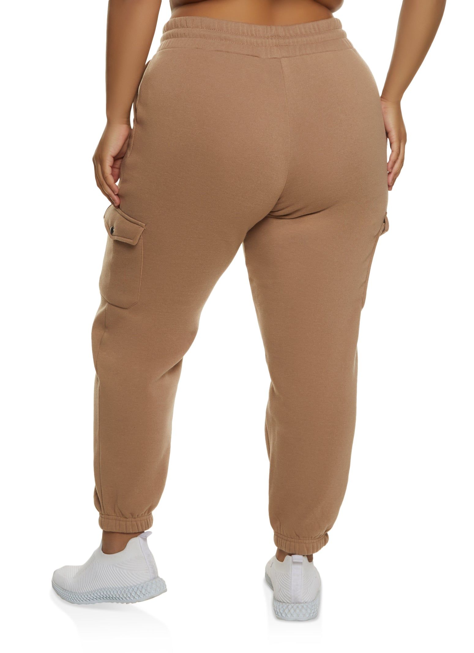Plus Size Fleece Drawstring Waist Sweatpants sold by Rainbow product image thumbnail 2
