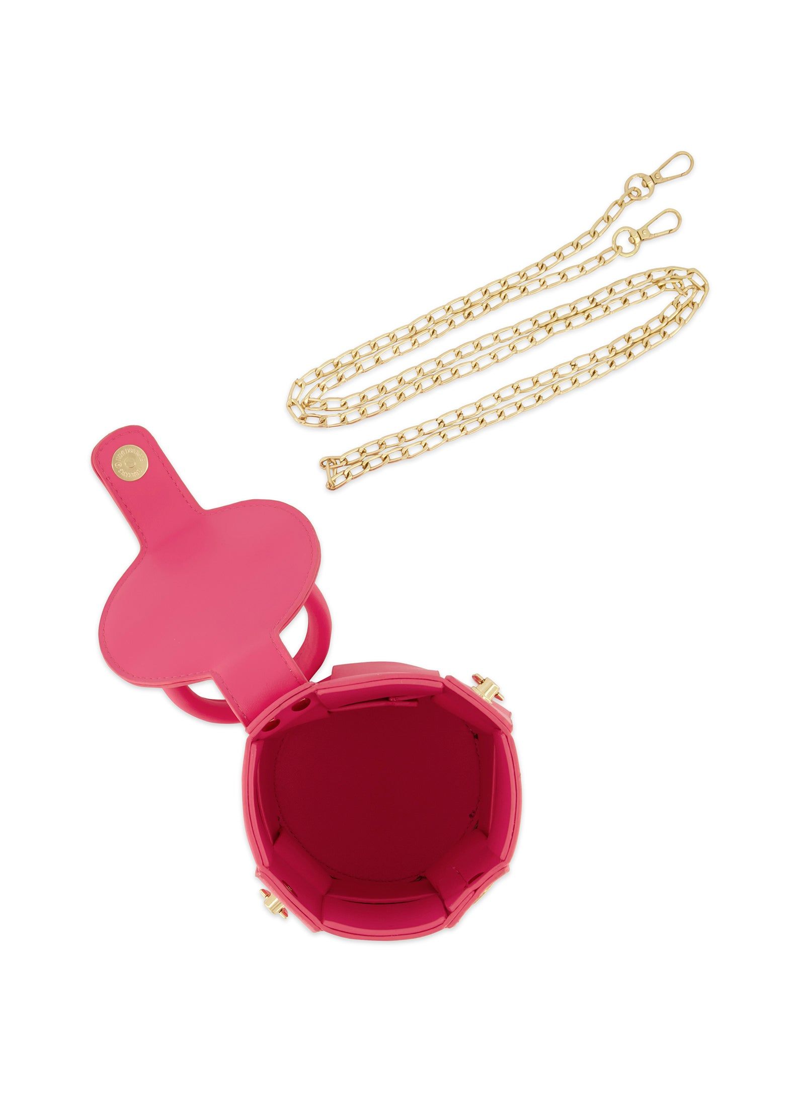 Faux Leather Cylinder Crossbody Handbag sold by Rainbow product image thumbnail 5