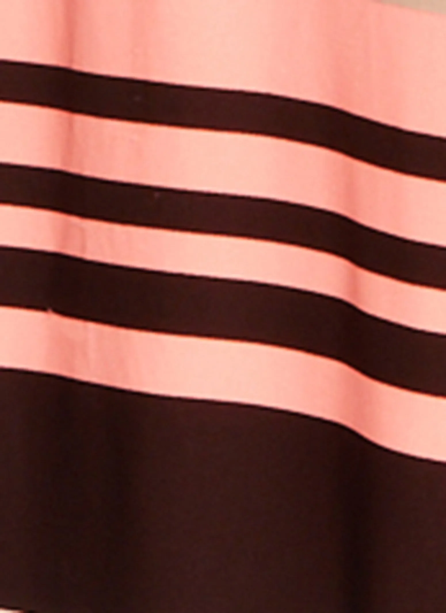 Plus Size Short Sleeve Striped Midi Shirt Dress sold by Rainbow product image thumbnail 4