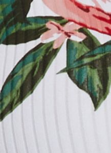 Plus Size Floral Print Tie Front High Low Shirt sold by Rainbow