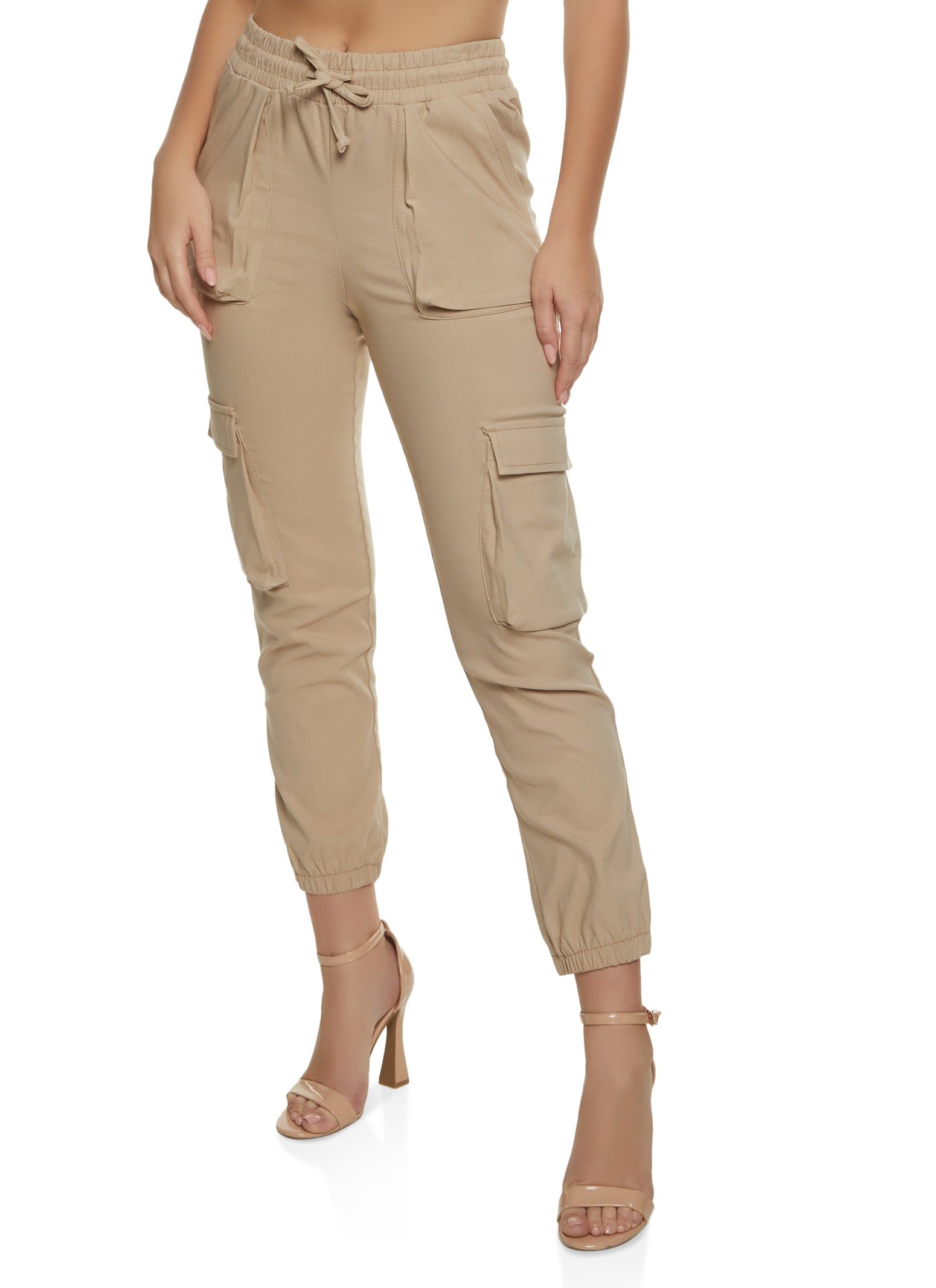 Hyper Stretch Cargo Pocket Joggers sold by Rainbow