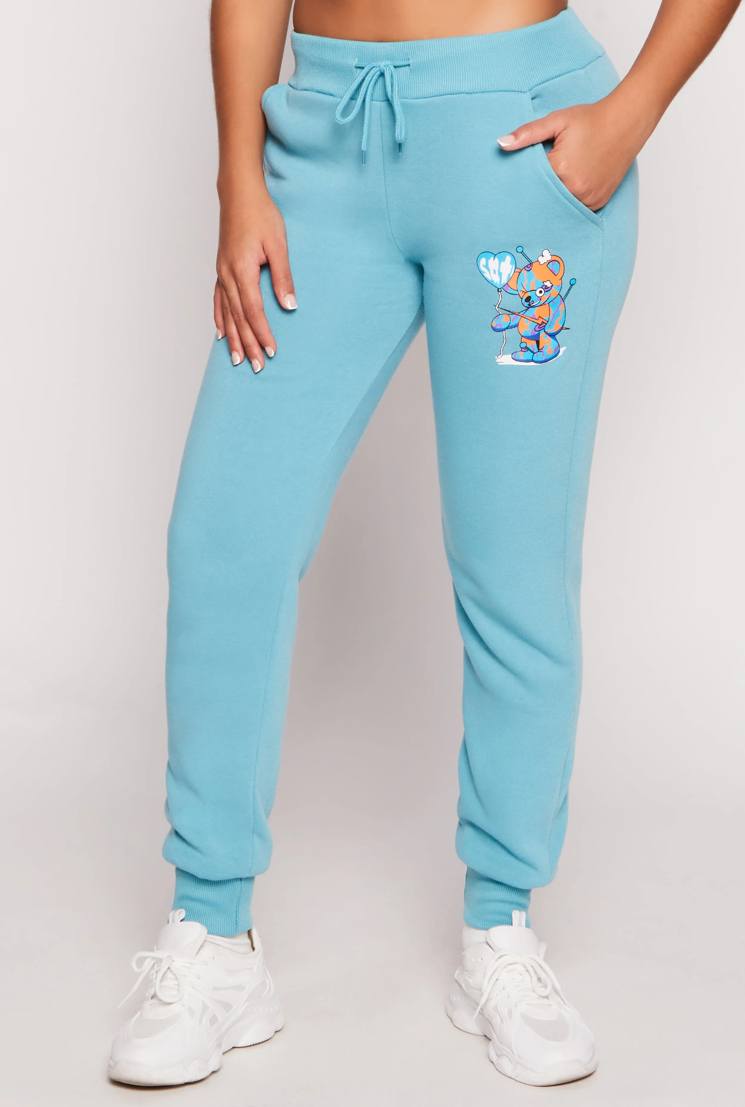 Bear Graphic Drawstring Joggers sold by Rainbow product image thumbnail 2