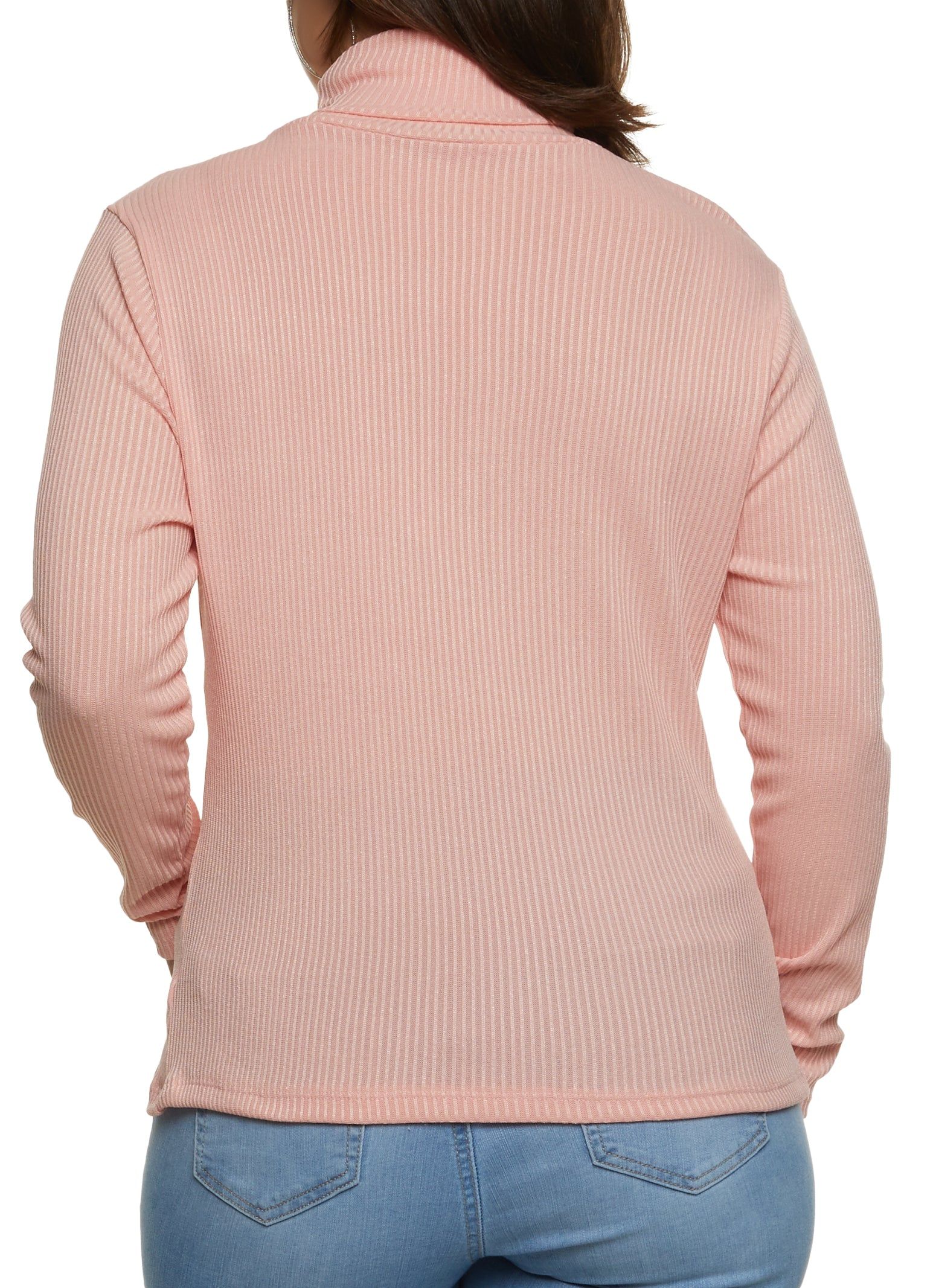 Plus Size Ribbed Turtleneck Top sold by Rainbow product image thumbnail 2