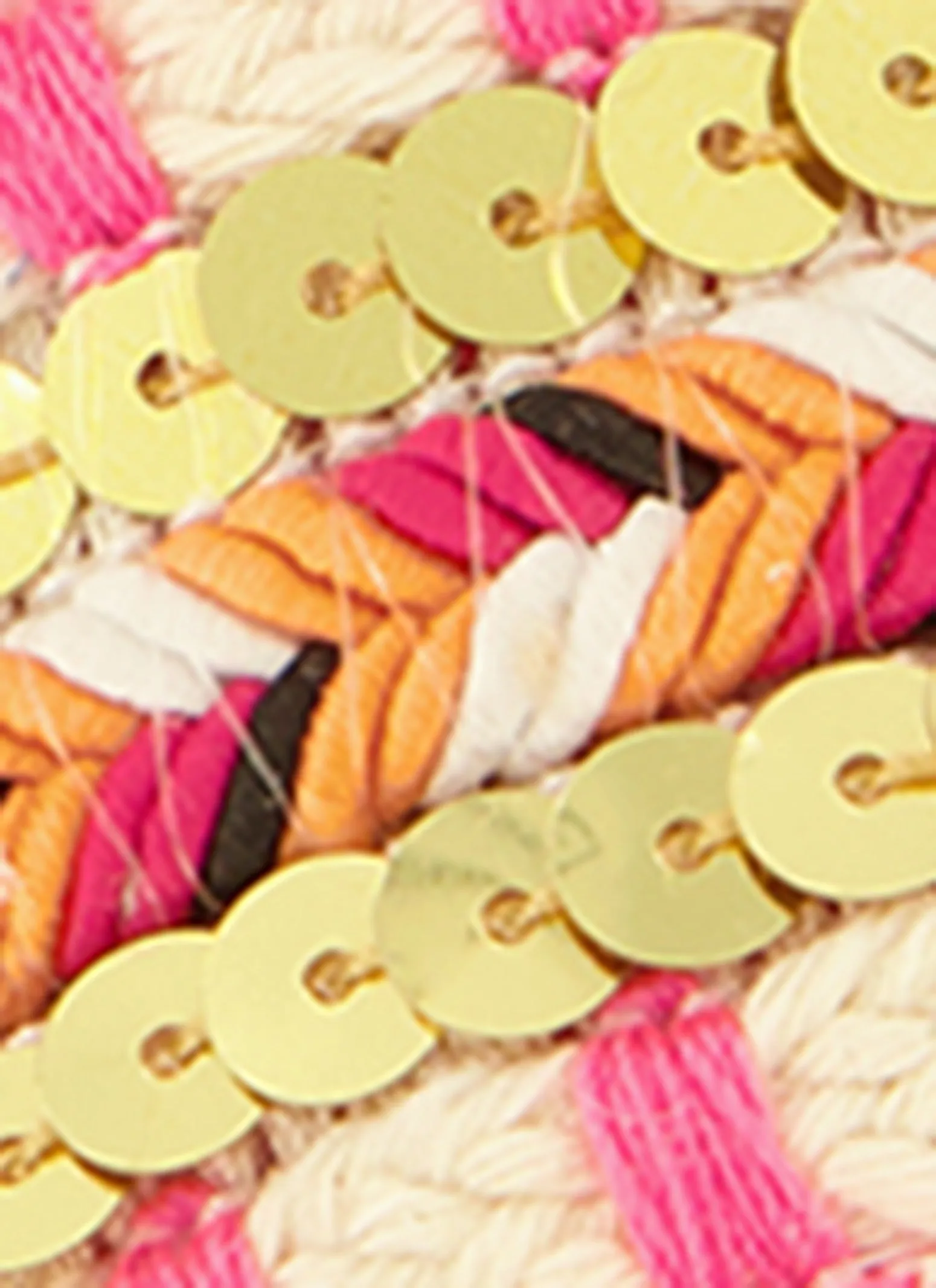 Sequin Fringe Slide Sandals sold by Rainbow product image thumbnail 4