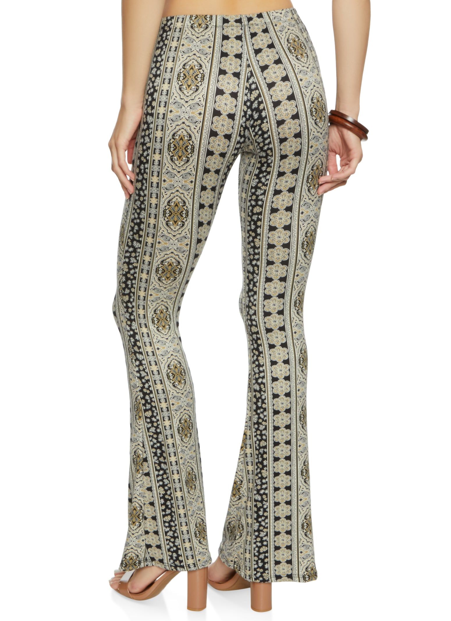Paisley Border Print Flare Pants sold by Rainbow product image thumbnail 2
