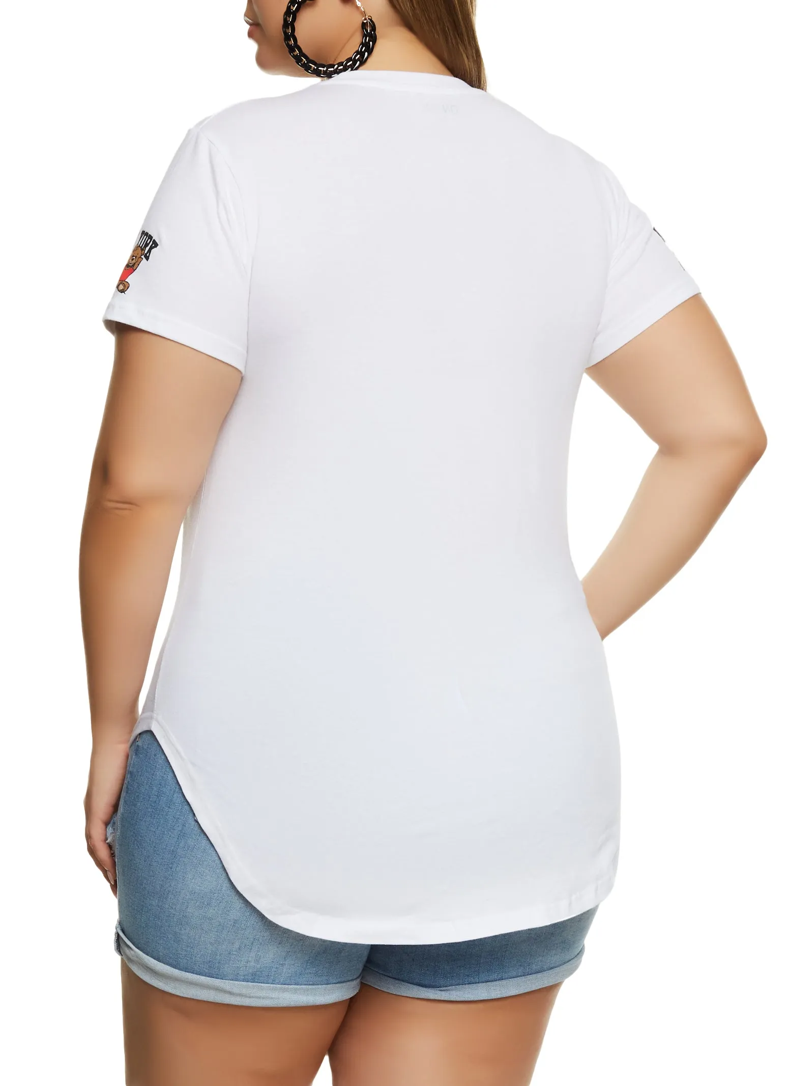 Plus Size New York Bear Graphic Tee sold by Rainbow product image thumbnail 3