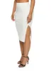 Haute Monde High Waist Slit Midi Skirt sold by Rainbow