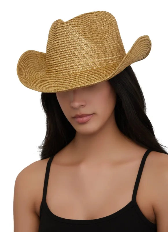 Lurex Woven Cowboy Hat sold by Rainbow