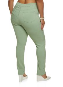 Plus Size Basic Hyperstretch Skinny Pants sold by Rainbow